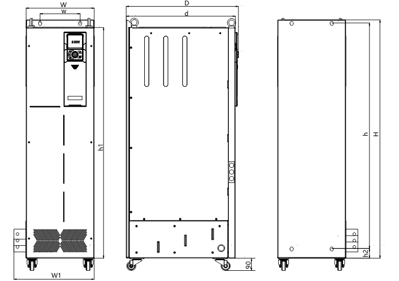 XFC500系（xì）列低压变（biàn）频器（qì）(图5)